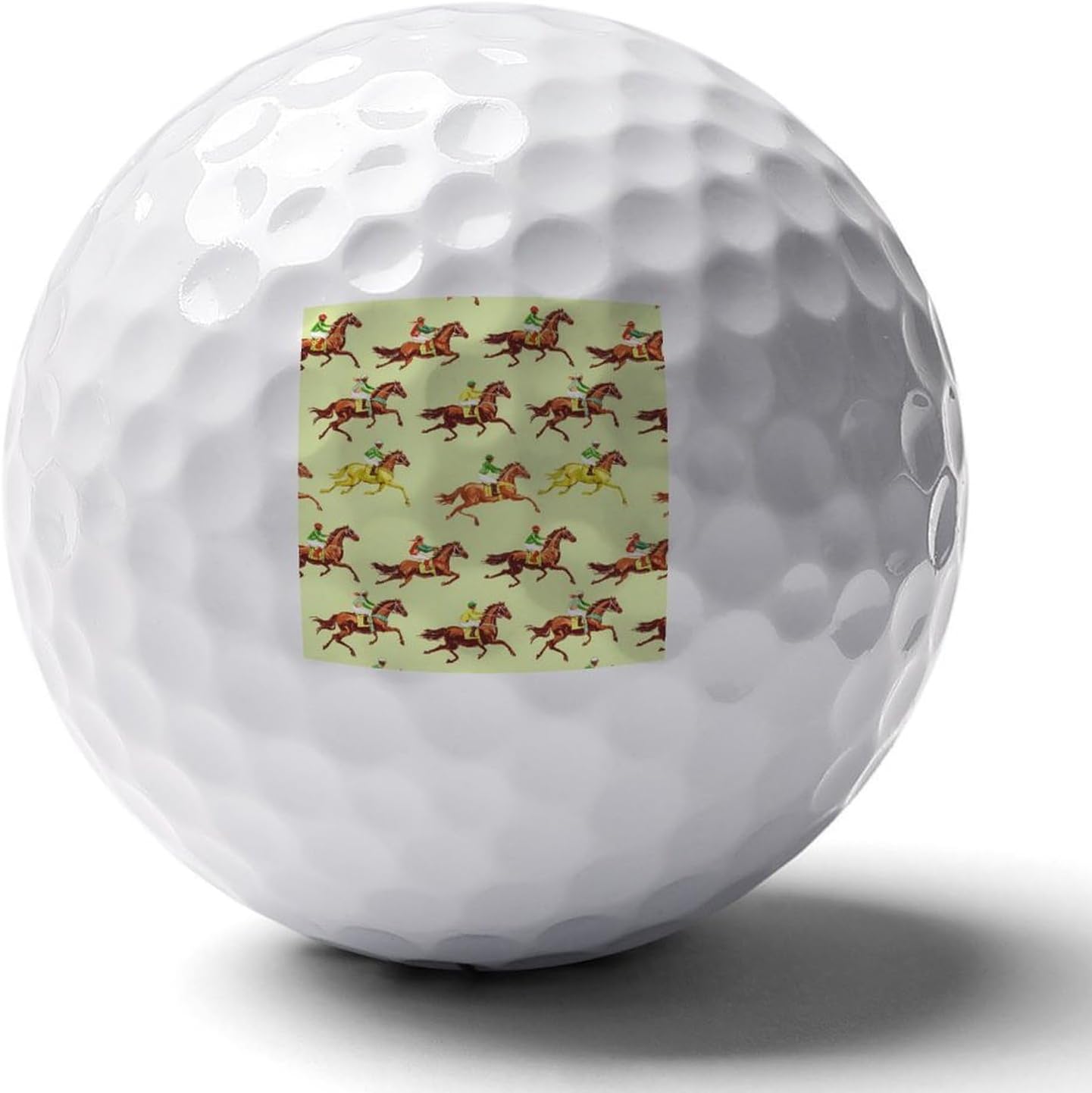 Racing Horse Pattern Standard Golf Balls Performance Golf Distance Ball Gift for Golfers