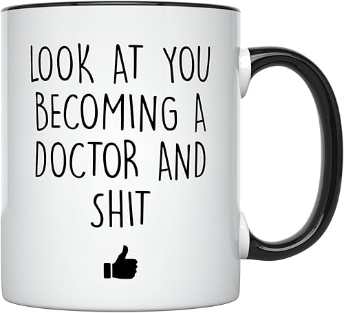 Miniatura 1 de YouNique Designs Future Doctor - Taza de café, 11 onzas, color blanco, divertida taza de estudiante de medicina, taza para la escuela de medicina,