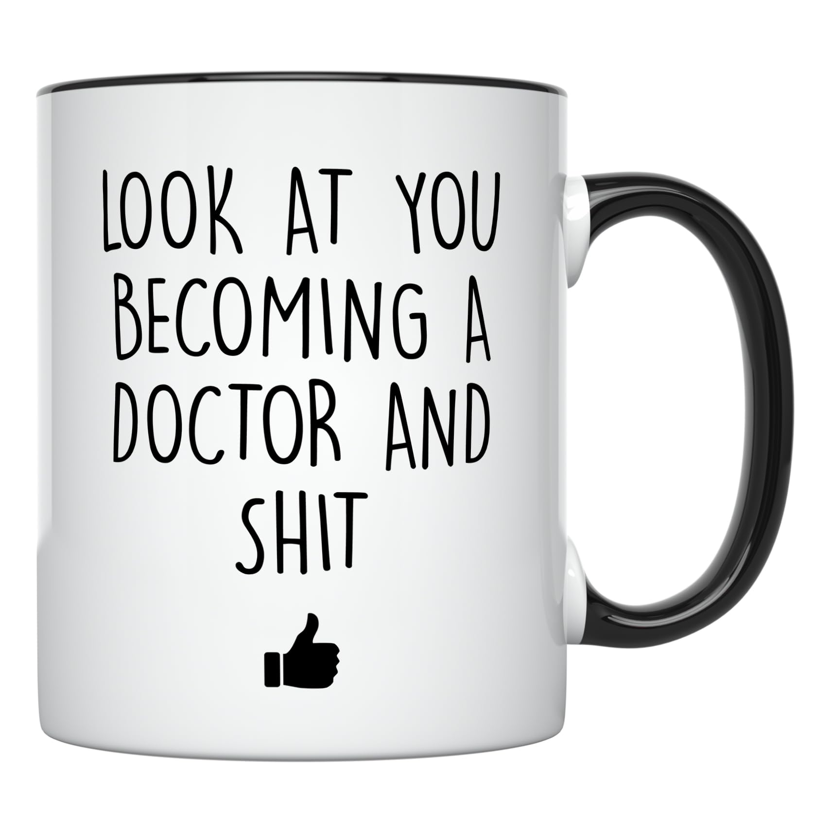YouNique Designs Future Doctor Coffee Mug 11 Ounces White Funny Medical Student Cup Med School Mug Medical School