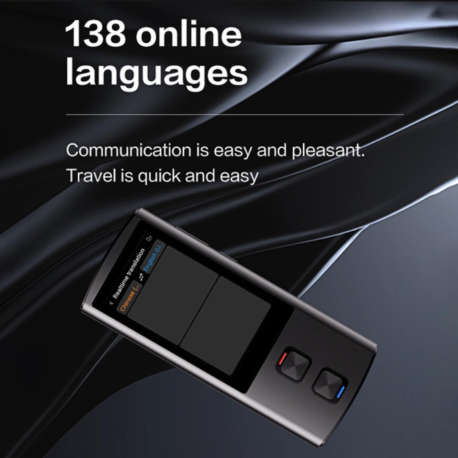 Dispositif de traduction de langue, Dispositif de traduction de langue portable, 138 langues, traduction vocale, traduction hors ligne, interprétation simultanée de texte/photo