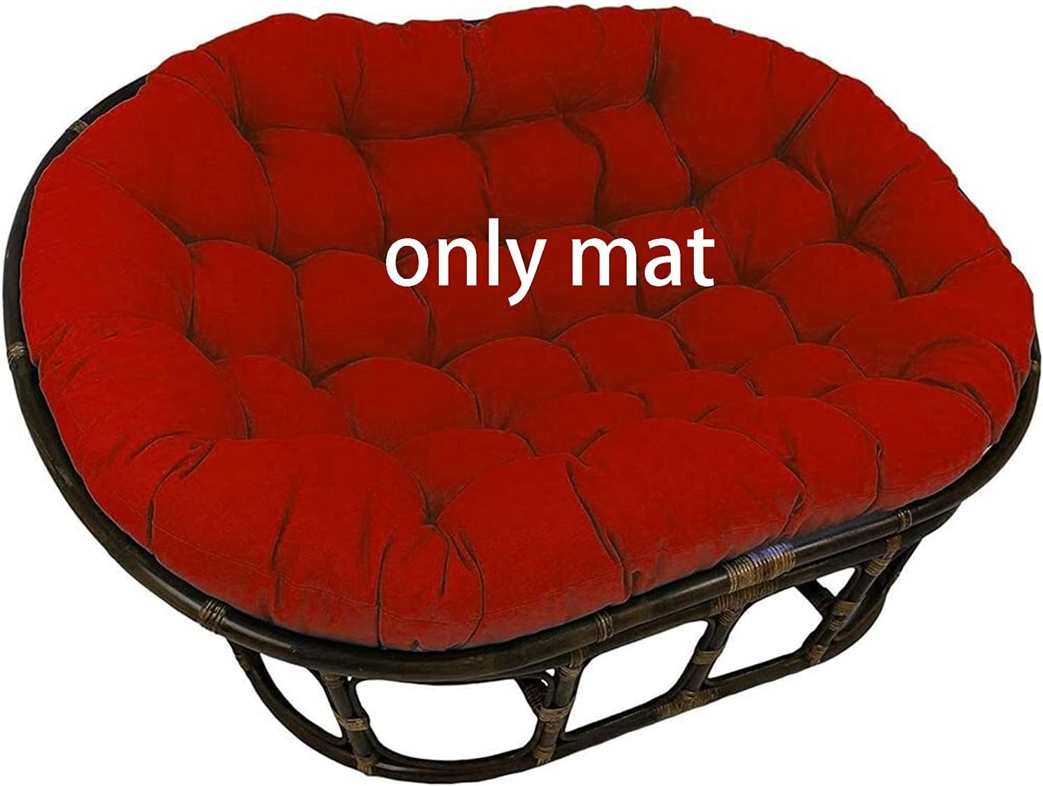 DYYD Egg Chair Cushion Double Papasan Chair Cushion