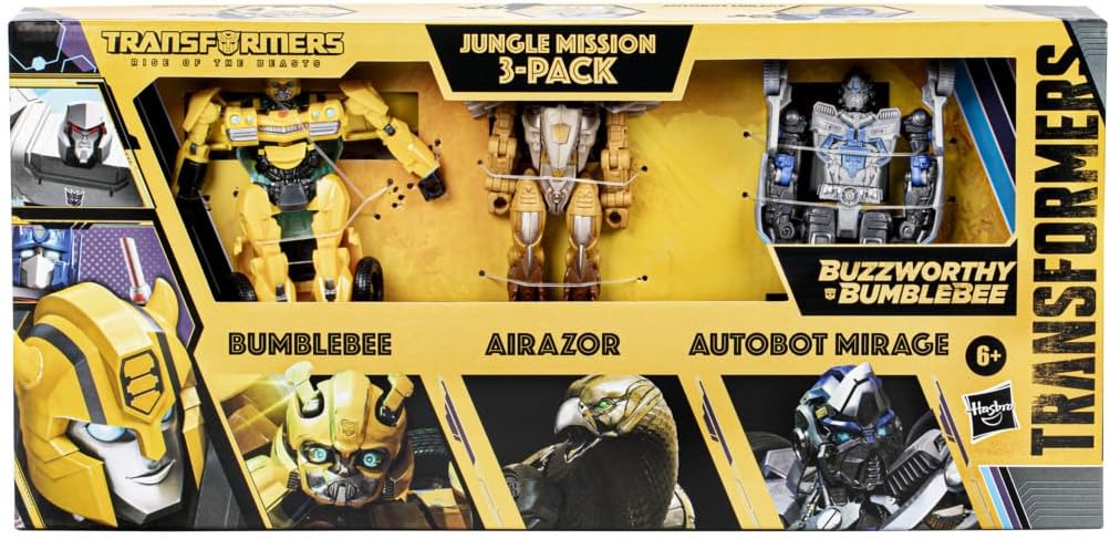 Transformers: Rise of The Beasts Jungle Mission 3-Pack