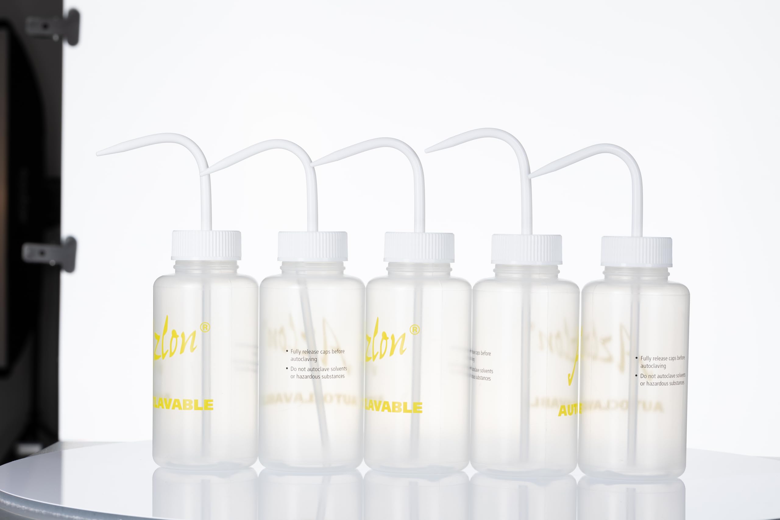 RS PRO Polyethylen Laborflasche 500ml Spritzflasche Weithalsig, Packung a 5 Stück