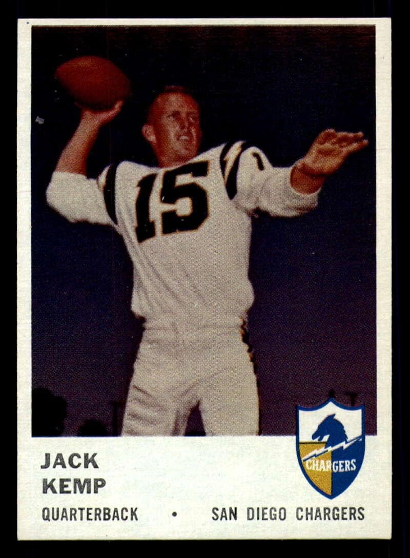 Football NFL 1961 Fleer #155 Jack Kemp NRMT-OC Chargers