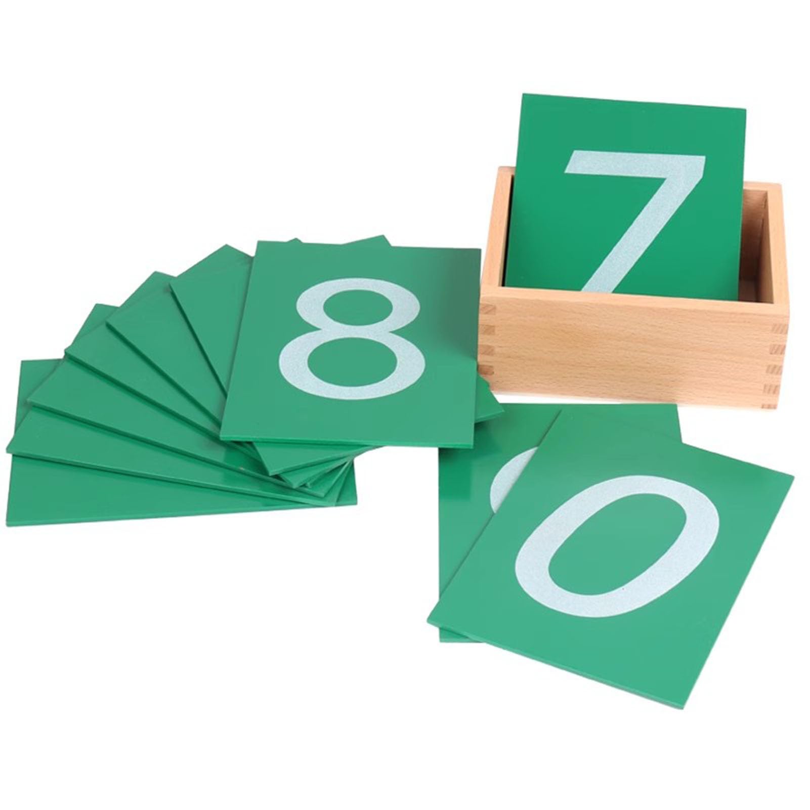 Montessori Papel de Lija Material matemático Caja de cartón de Madera, Aprendizaje en la Primera Infancia Enseñanza SIDA