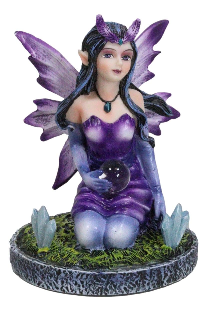 Amazon.com: Ebros Gift Kneeling Purple Lavender Twilight Fairy