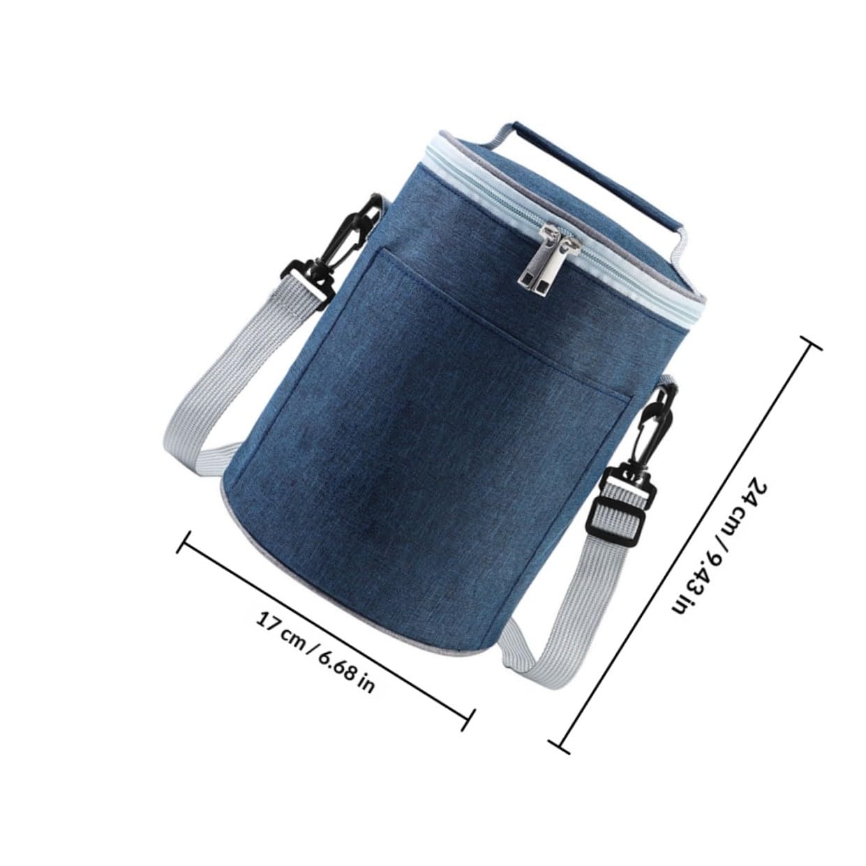 OSALADI Bolsa Térmica Aislamiento Térmico Portátil y Ligera de Tela Oxford y Diseño Resistente para Almuerzo al Aire Libre para Comidas Casa