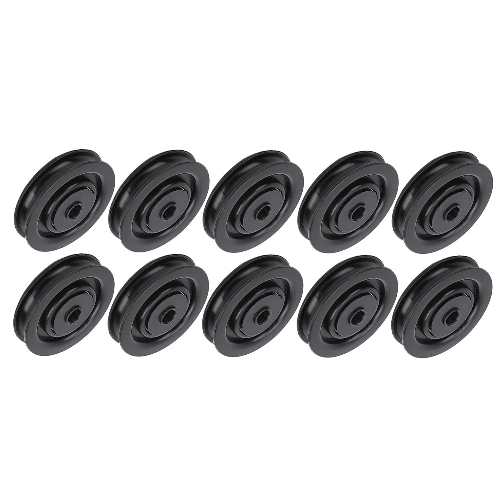 Roue de poulie de roulement, 10 pièces 75mm / 90mm Roue de poulie de roulement en Nylon Universelle pour équipement de Gymnastique de Machine à câble(75mm)