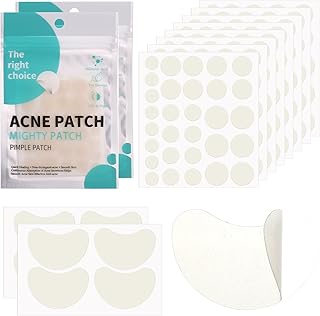 Heyu-Lotus 248 PCS Pimple Patches, Invisible Blemish Hydrocolloid Spot Patches Essential Oil Spot Cover, Acne Stickers Spot Stickers Effective Pimple Healing Patch for All Skin Types, 8/10/12/14mm