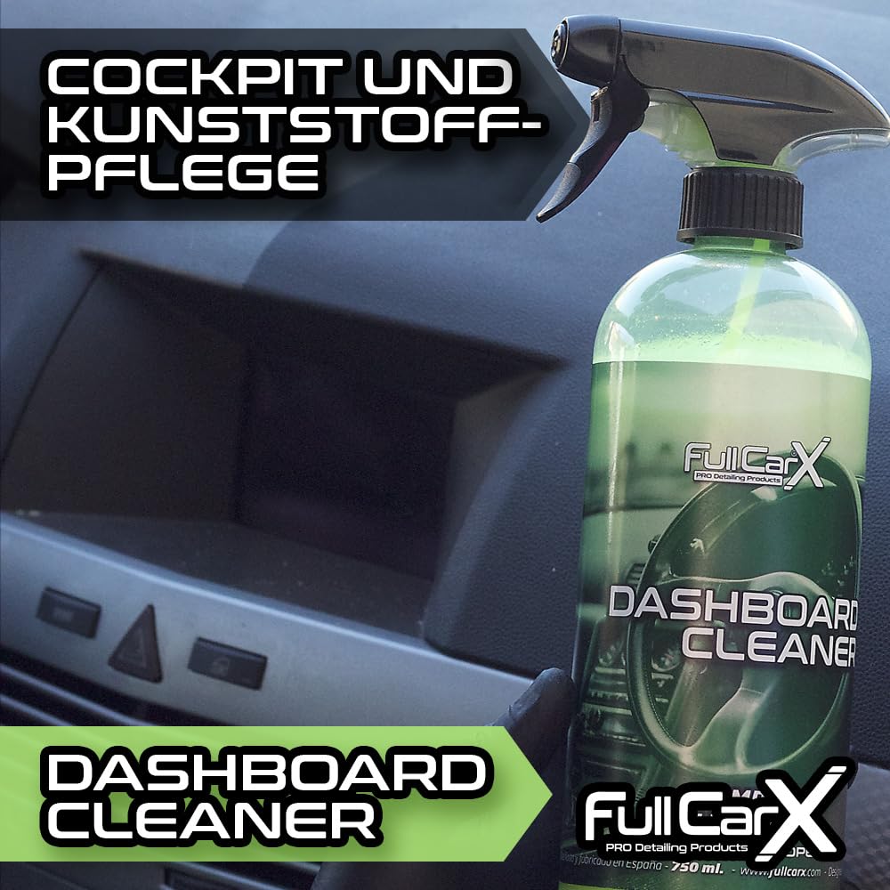 FULLCARX Dashboard Cleaner 5L Auto Innenraumreiniger Cockpitpflege, Weist Staub ab, Dauerhafter Schutz, Reiniger Innenraum, Glänzendes Finish, Cockpit Reinigung Detailing Professionelles Produkt