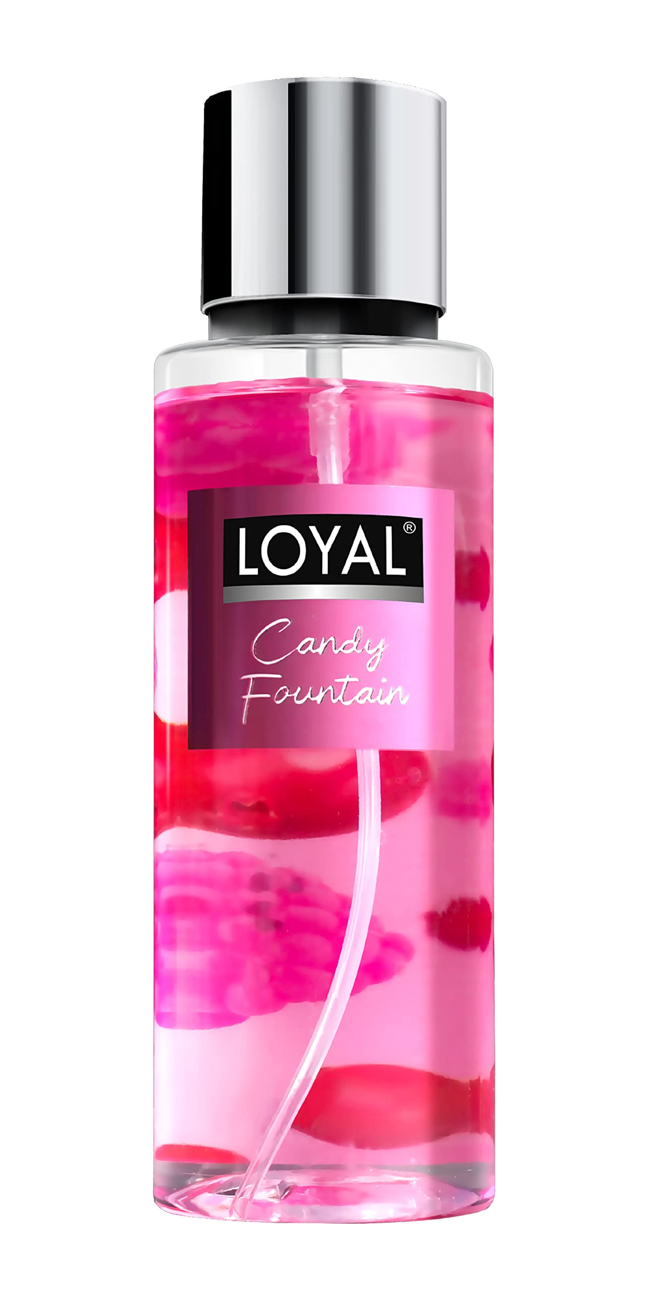 LOYAL Fragrance Body Mist Candy Sweet Scent, Fine Perfumed Body Spray for Women, Aromatic, Long-Lasting Premium Scent, 250ml