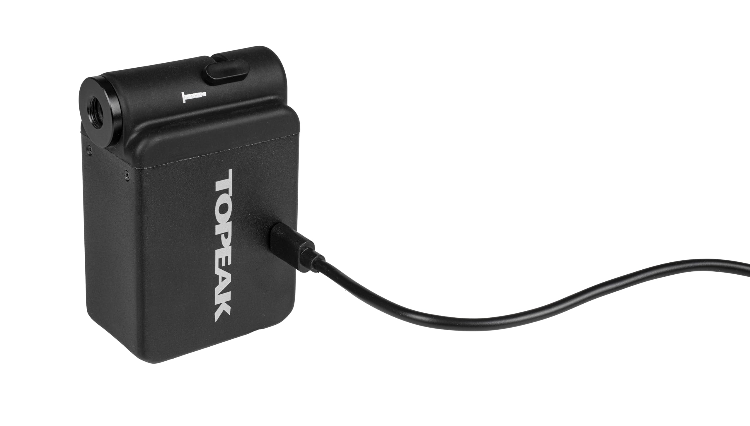 Topeak E-Booster Pompe électrique numérique avec jauge numérique pour pneus de vélo Noir