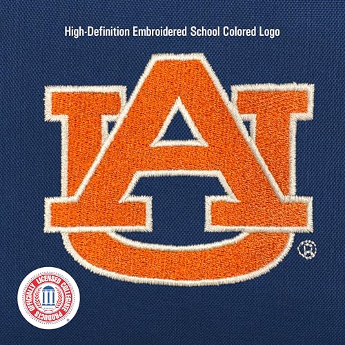 Image of JanSport NCAA Officially Licensed Backpack, Auburn Tigers, Superbreak Plus with Padded 15'' Laptop Sleeve, Spacious Computer Bag for Men & Women, Durable Daypack with Bottle Pocket, Navy