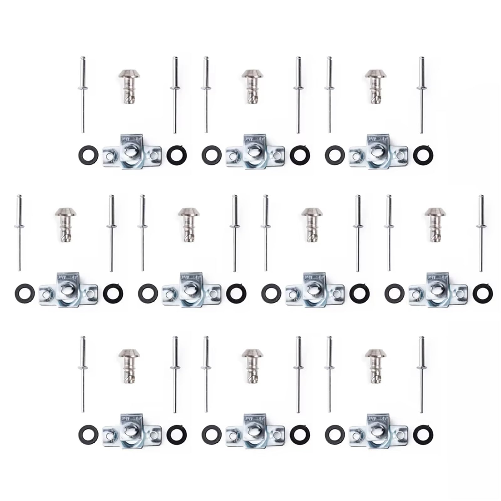 Kompatibel Mit YAMAHA Motorrad-Rennverkleidungs-Befestigungsschrauben 14mm/17mm Schnellverschluss-Drehschrauben 10 Sätze Motorrad-Befestigungsschrauben