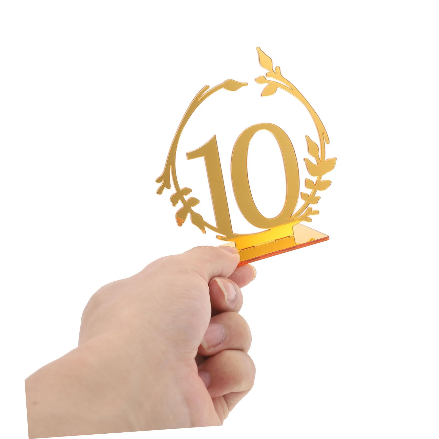 PRETYZOOM 30 Pz Targa Del Tavolo Numeri Del Ricevimento Di Nozze I Numeri Dei Tavoli Del Ristorante Numeri Di Tavolo Chiari Tabella Numeri 1-10 Del Tavolo Di Nozze Segnaposto Acrilico