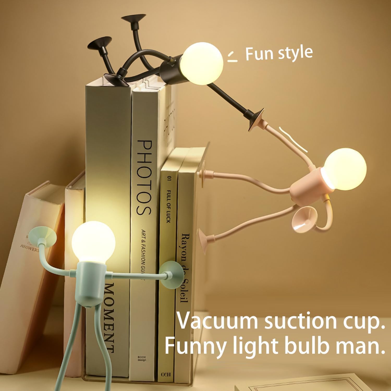 TBLMPNE Sportsman Night Light,DIY Shape Night Lights,Sportsman Night Light with Suction Cup,for Bedroom Bathroom Hallway Kitchen Christmas Decorations(Pink) - Image 2