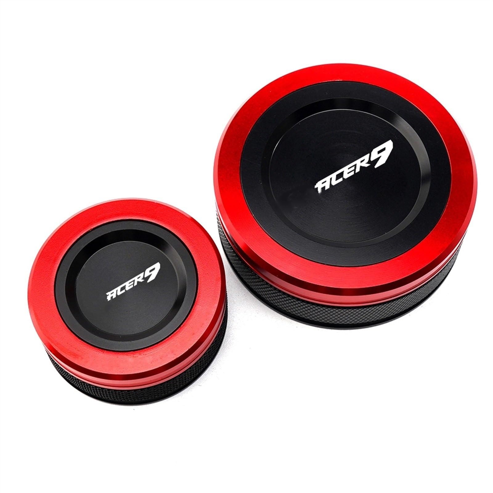 Accessori per serbatoi Per Yamaha TRACER 9/GT 2021 2022 Parti Del Motociclo Anteriore E Posteriore Tappo Serbatoio Liquido Dei Freni Cilindro Master Copertura(Red)