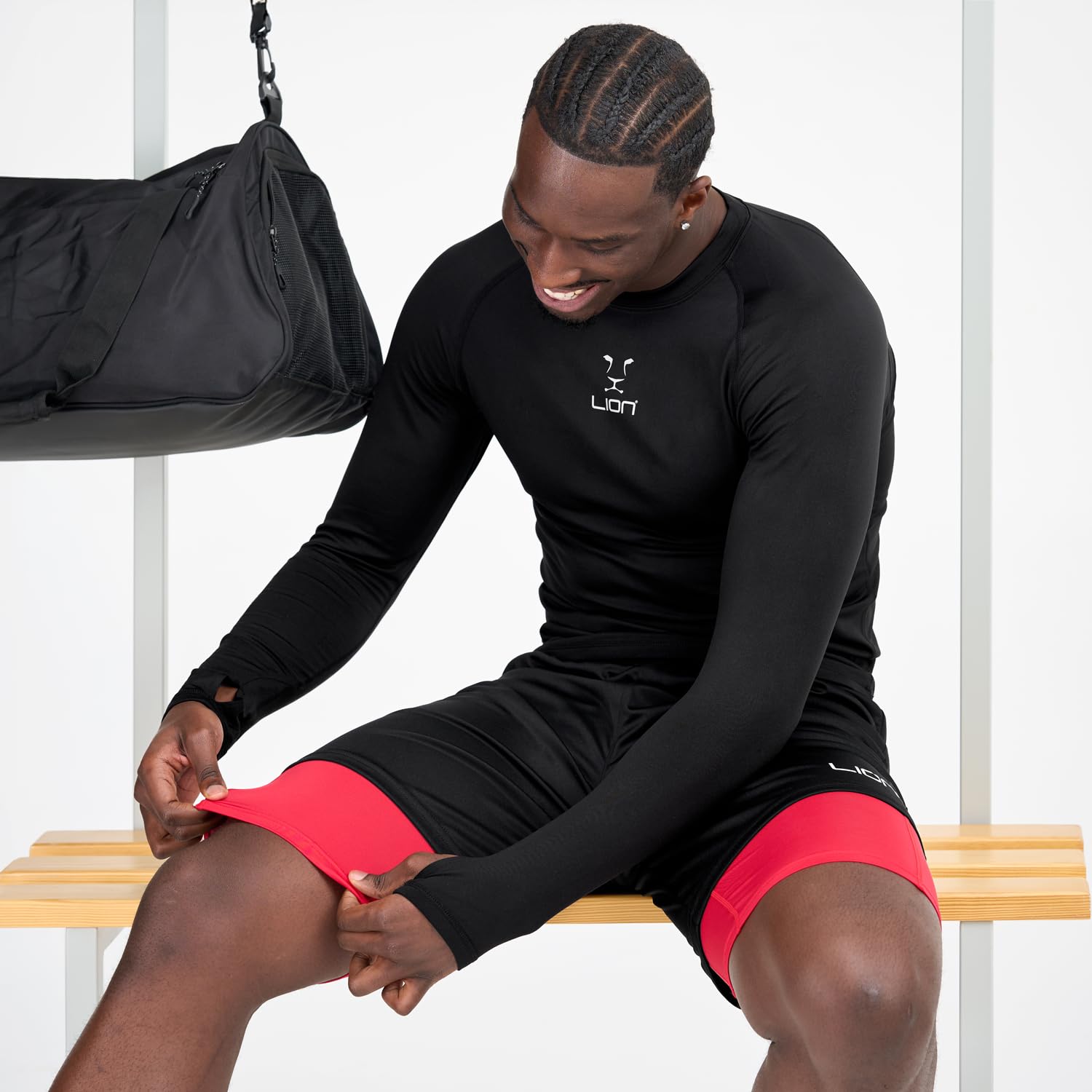LION SPORTSWEAR Compression Shorts for Football & Sports – Multi-Purpose Base Layer for Men & Kids, Ideal for Gym, Training & Running