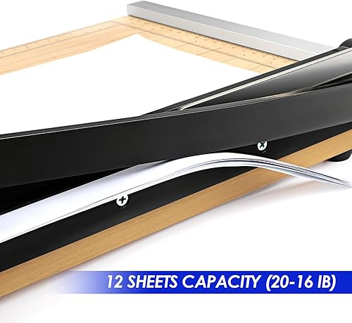Miniatura 3 de Swingline - Cortador de papel grande de 18 pulgadas, cortadores de papel de guillotina de madera y recortadora de papel, guillotina resistente con
