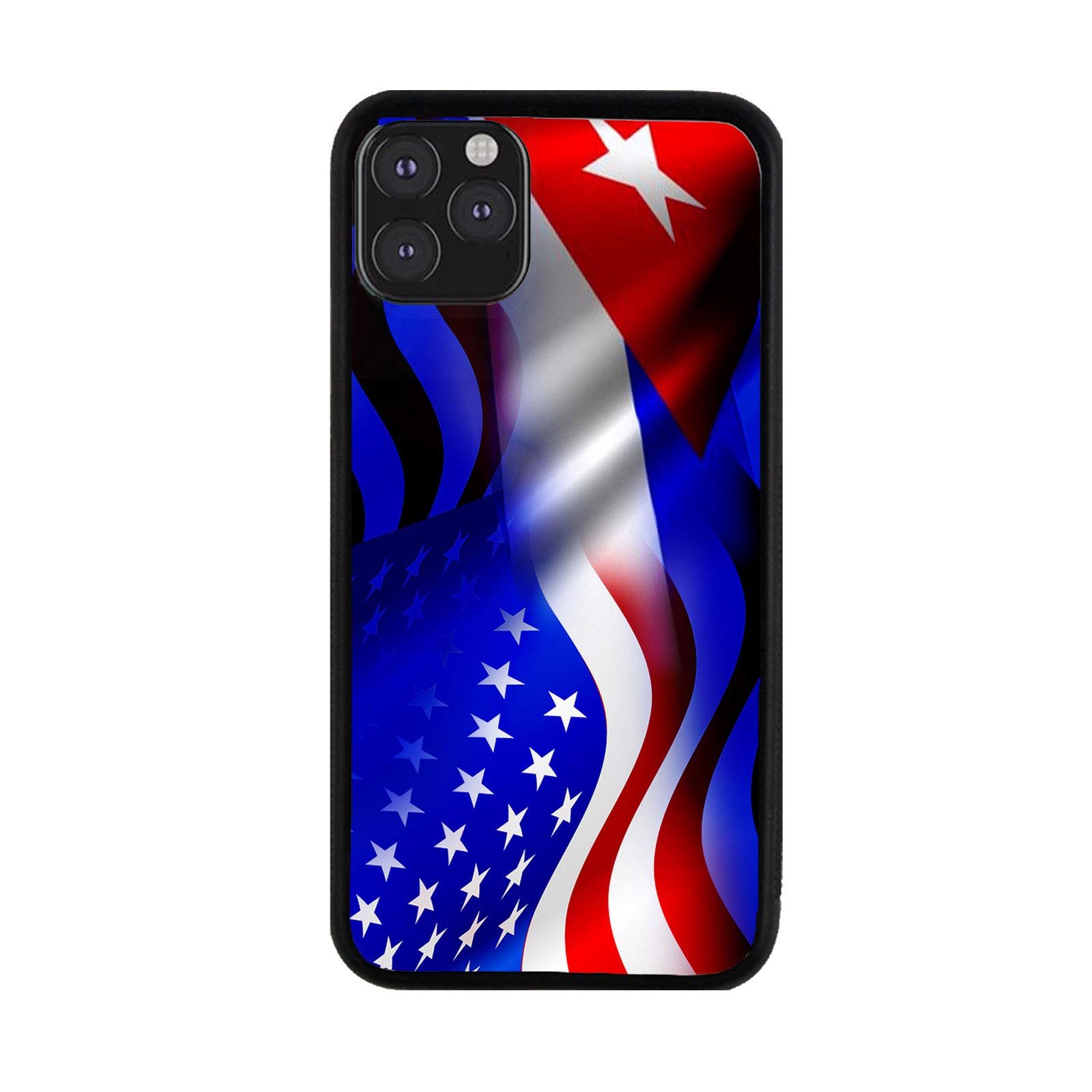 Bleu Reign Phone Case for iPhone Cuba and USA Mixed Flag, iPhone 5 to 15