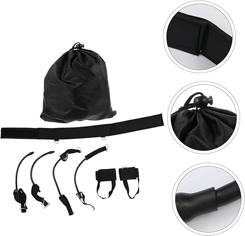 Miniatura 3 de Kisangel 1 Set elastic band Fitness Ankle Straps with yoga straps bandas elasticas fitness de resistencia stretch strap workout belt Elastic