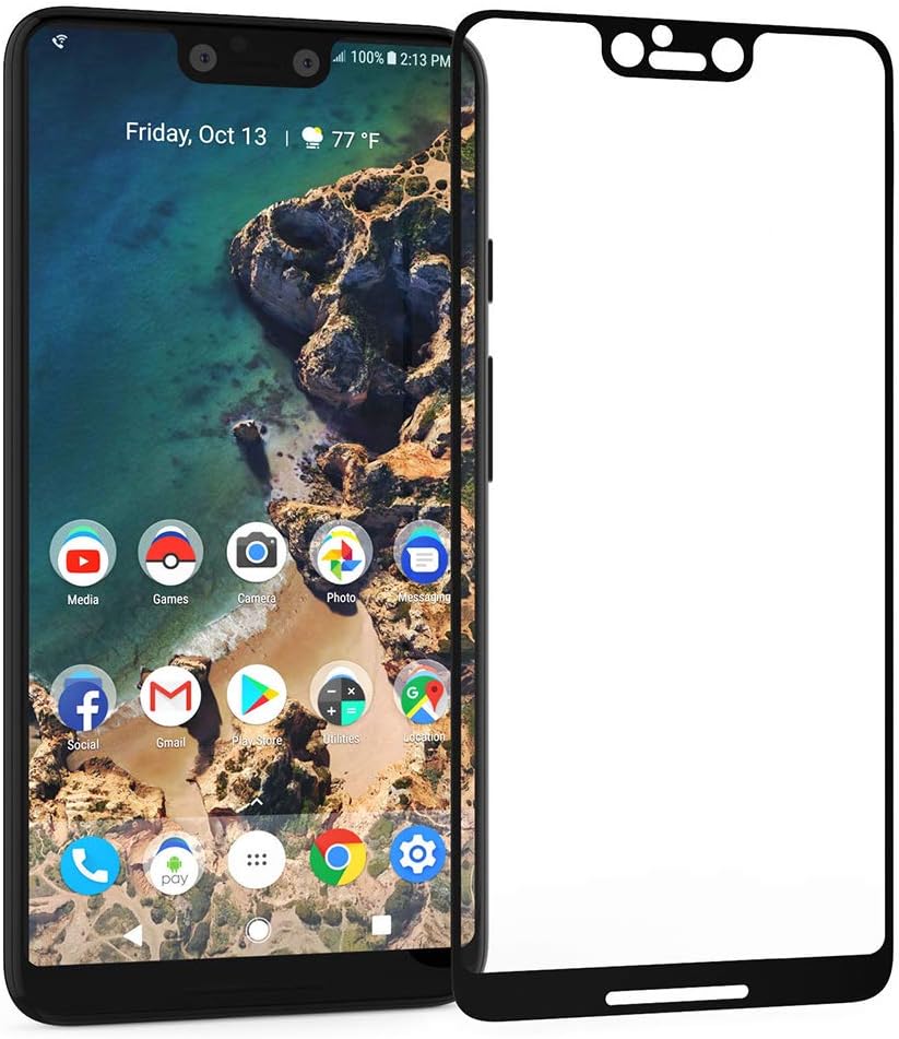 for Google Pixel 3XL Tempered Glass Screen Protector-[2 Pack] [Anti-Scratch] 9H Hardness Tempered Glass Screen Protector High Clear Film for Google Pixel 3 XL 3 Plus