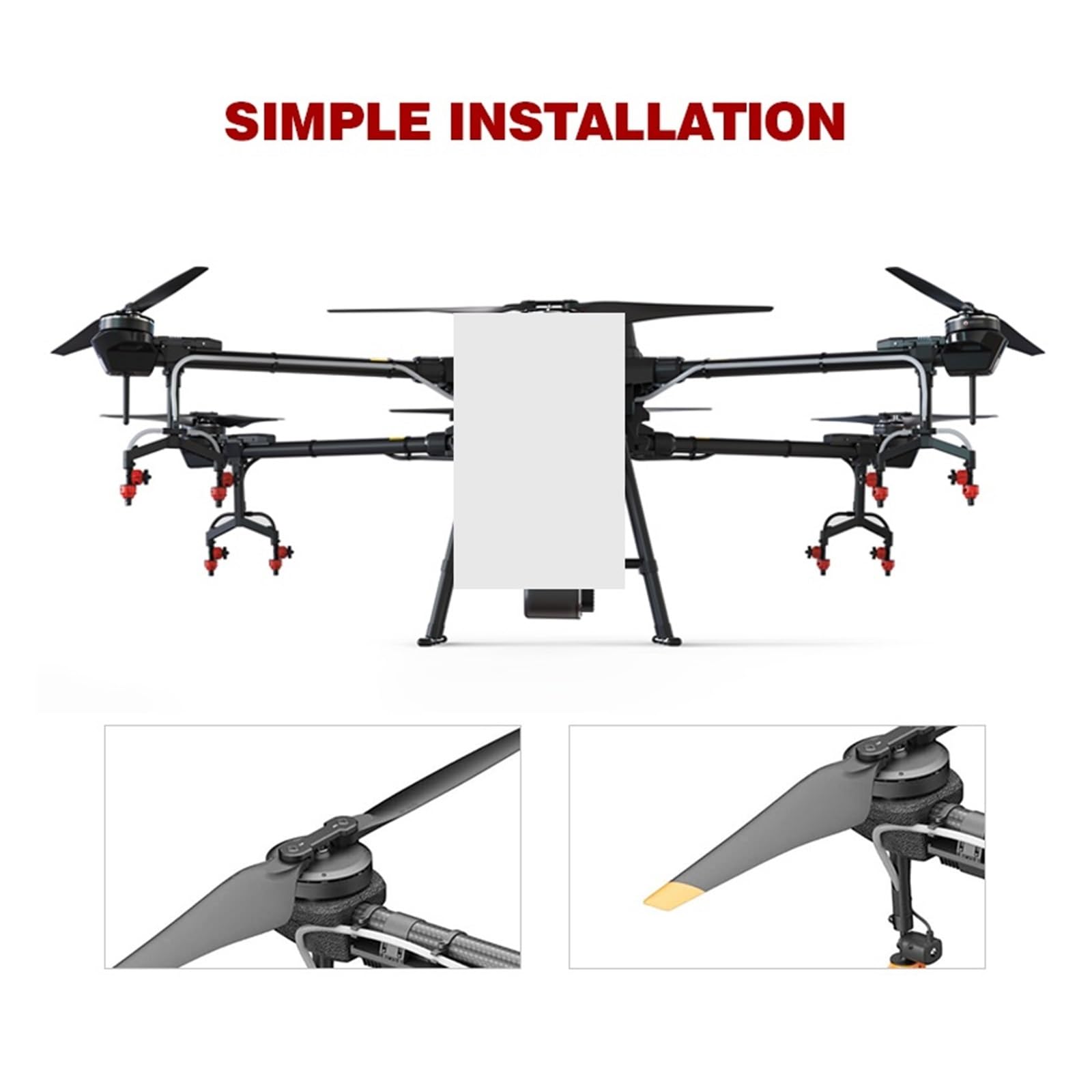 Hélices de carbono plegables 3390 CW CCW, compatibles con piezas repuesto Drones plantación agrícola T10 T16 T20, accesorios(2pcs CW)