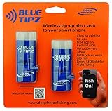 Deep Freeze Fishing BTT-12 BlueTipz Transmitter (2-Pack) Wireless Transmitter for Smartphone Tip-Up Alert