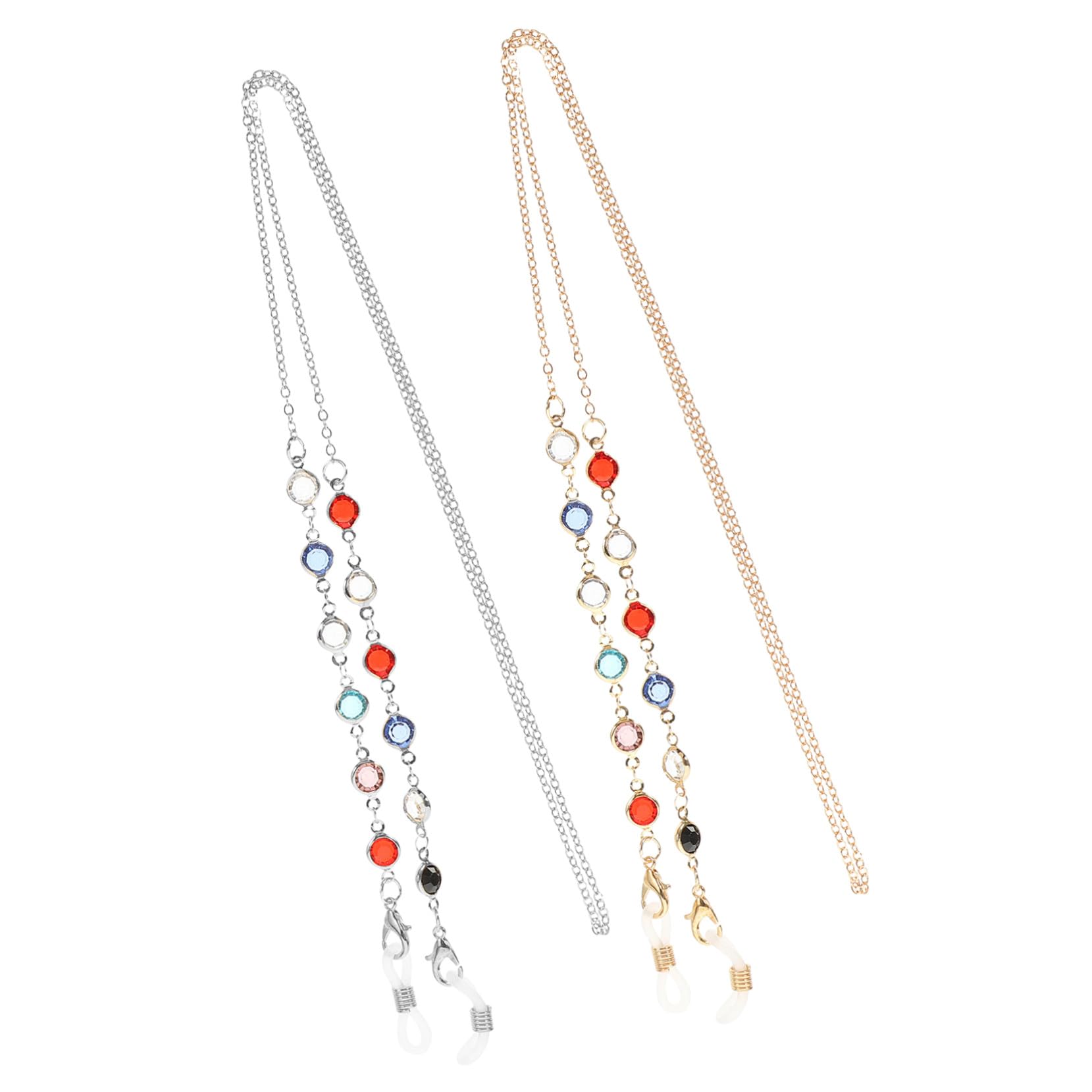 Veemoon Brillenseil Sonnenbrillen Brillenketten Zum Umhängen Brillenkette Damen Accessoires Riemen Brillenkette Kordel Kette Für Brillen Modische Sonnenbrillenkette Kieselgel