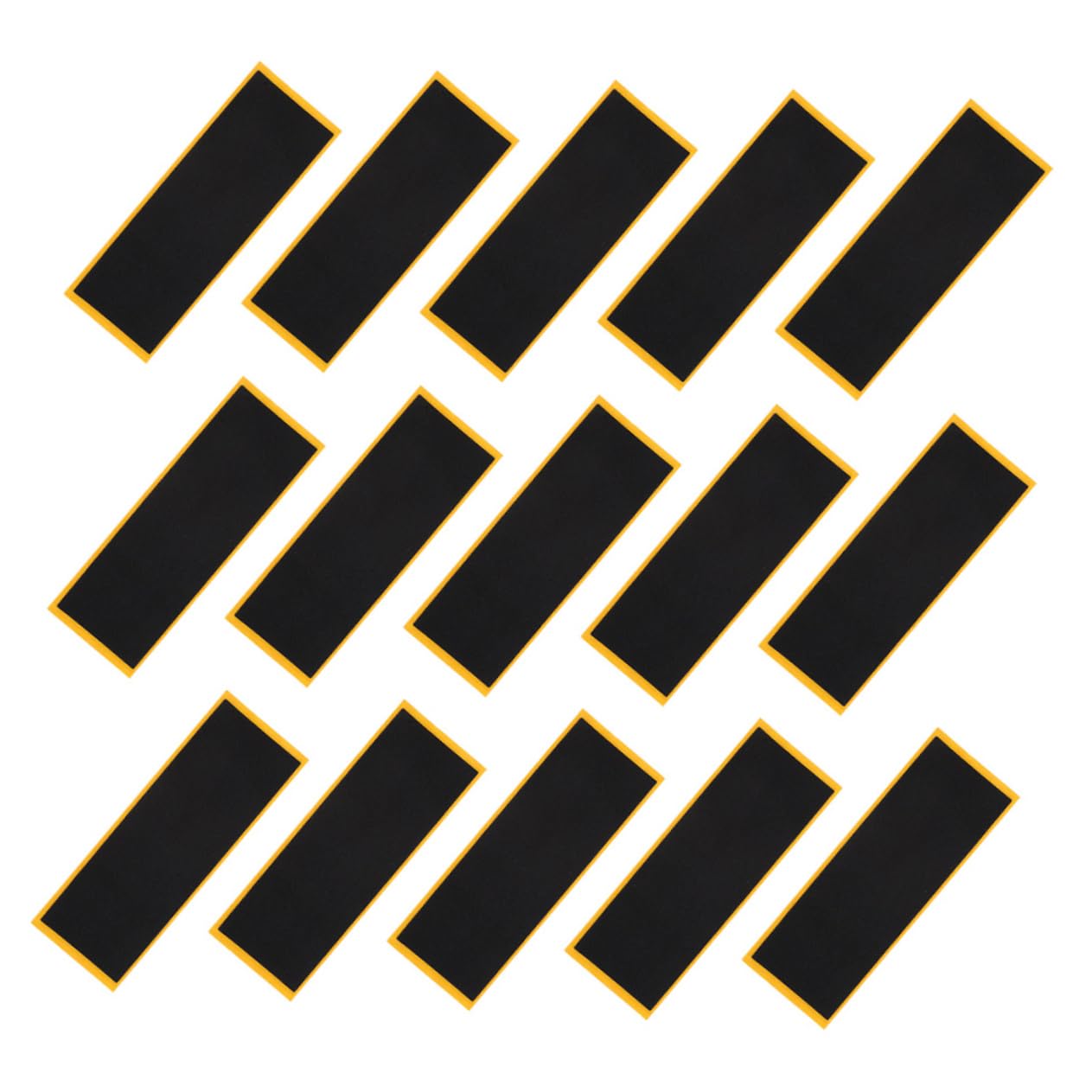 Yardwe 15Pcs Grip Tape Non Slip Stickers Adhesive Backing for Skateboards Skin Friendly for Daily Use and Replacement