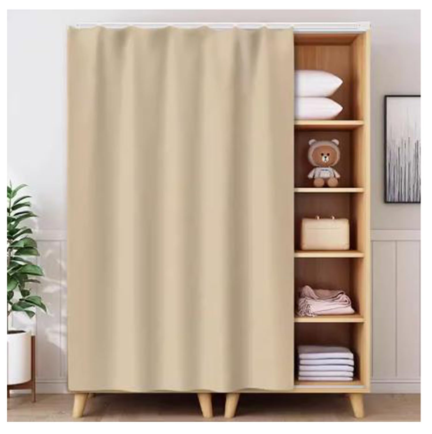 Rideaux courts occultants pour petites fenêtres de cuisine, 130x180 cm