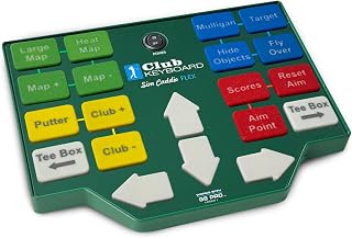 Club Keyboard Flex Series Wireless 20 Button GS Pro Golf Simulator Control Box (Green)