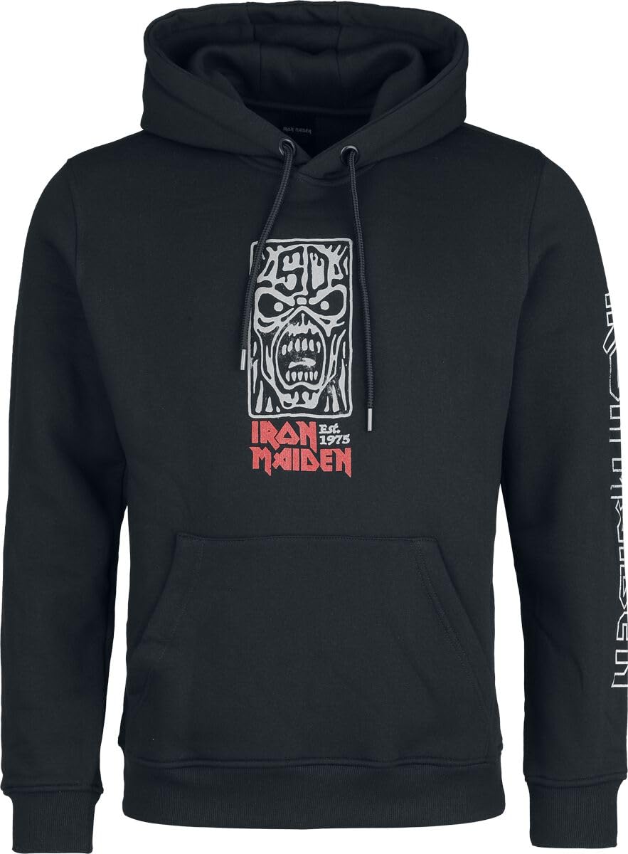 Iron Maiden Axe Eddie Männer Kapuzenpullover schwarz Band-Merch, Bands