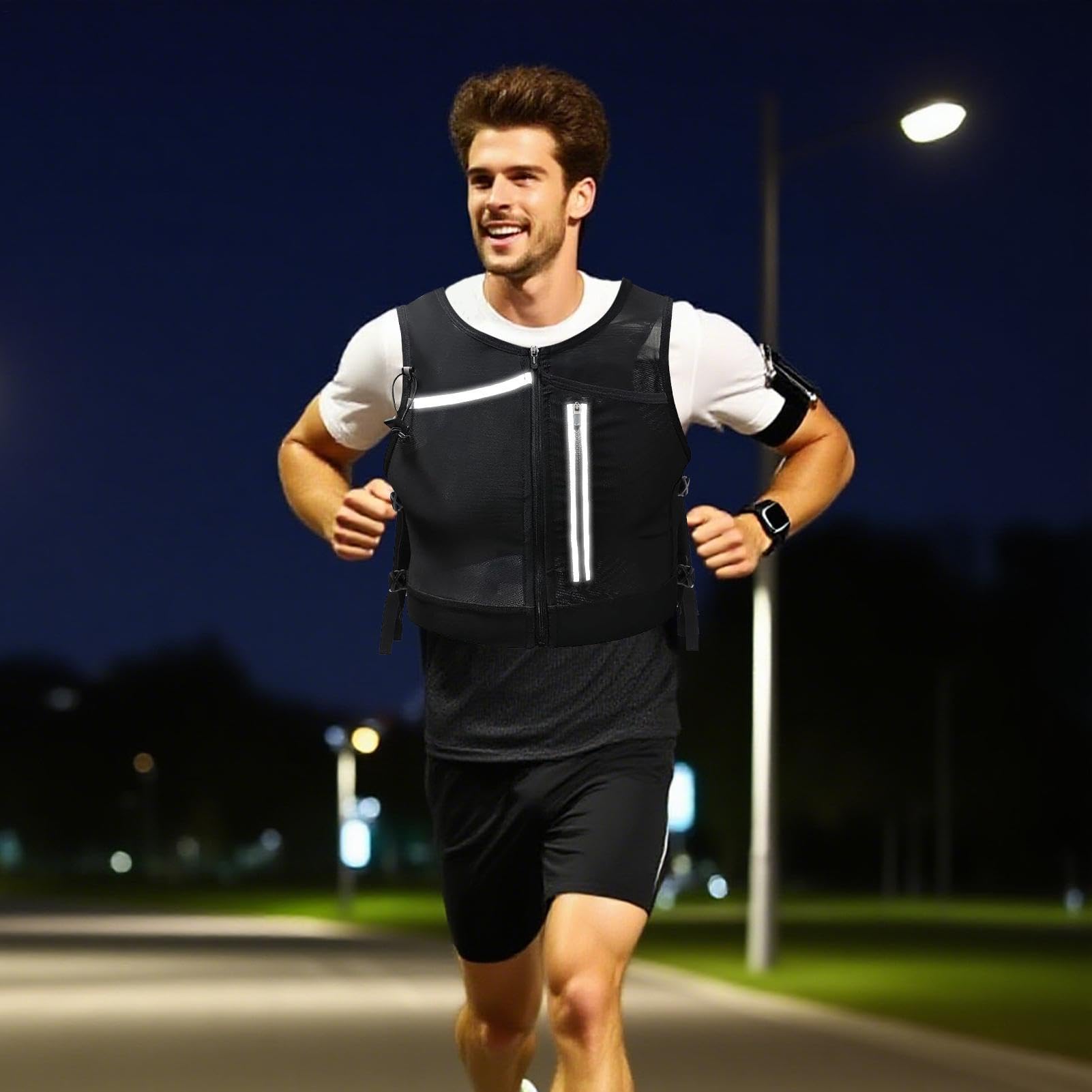 Chaleco Ligero de Running Bolso de Pecho para Senderismo