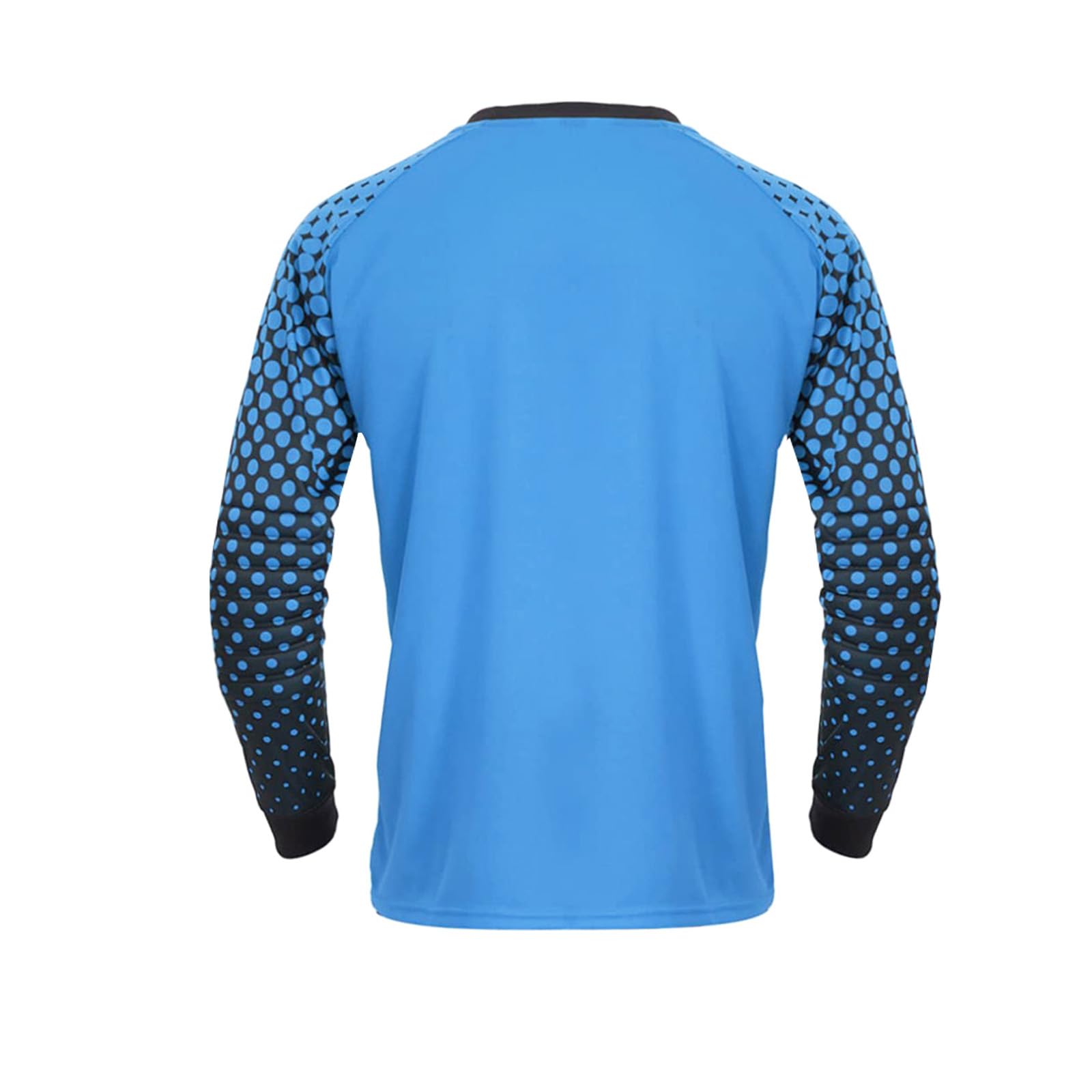 ZUYPSK Jungen Fußball Torwart Trikot Set Sportshirt und Sporthose Gepolstert Langarm Schutz Ausrüstung Anzug