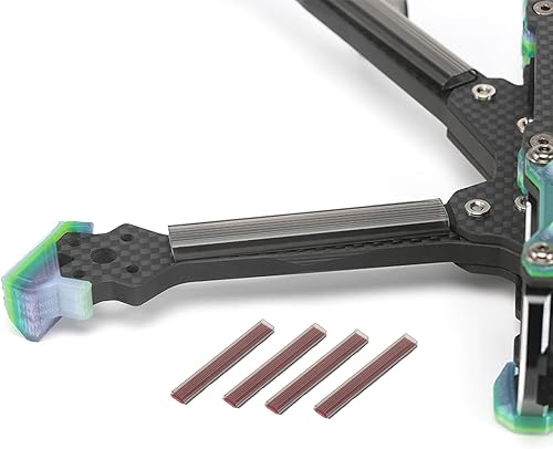 20 unids 0.394x2.362 in FPV Motor Protección Tubo Hub Wire Shield RC Hobbies Multirotor Accesorios para 2207 2208 2306 RC Motores sin escobillas 5