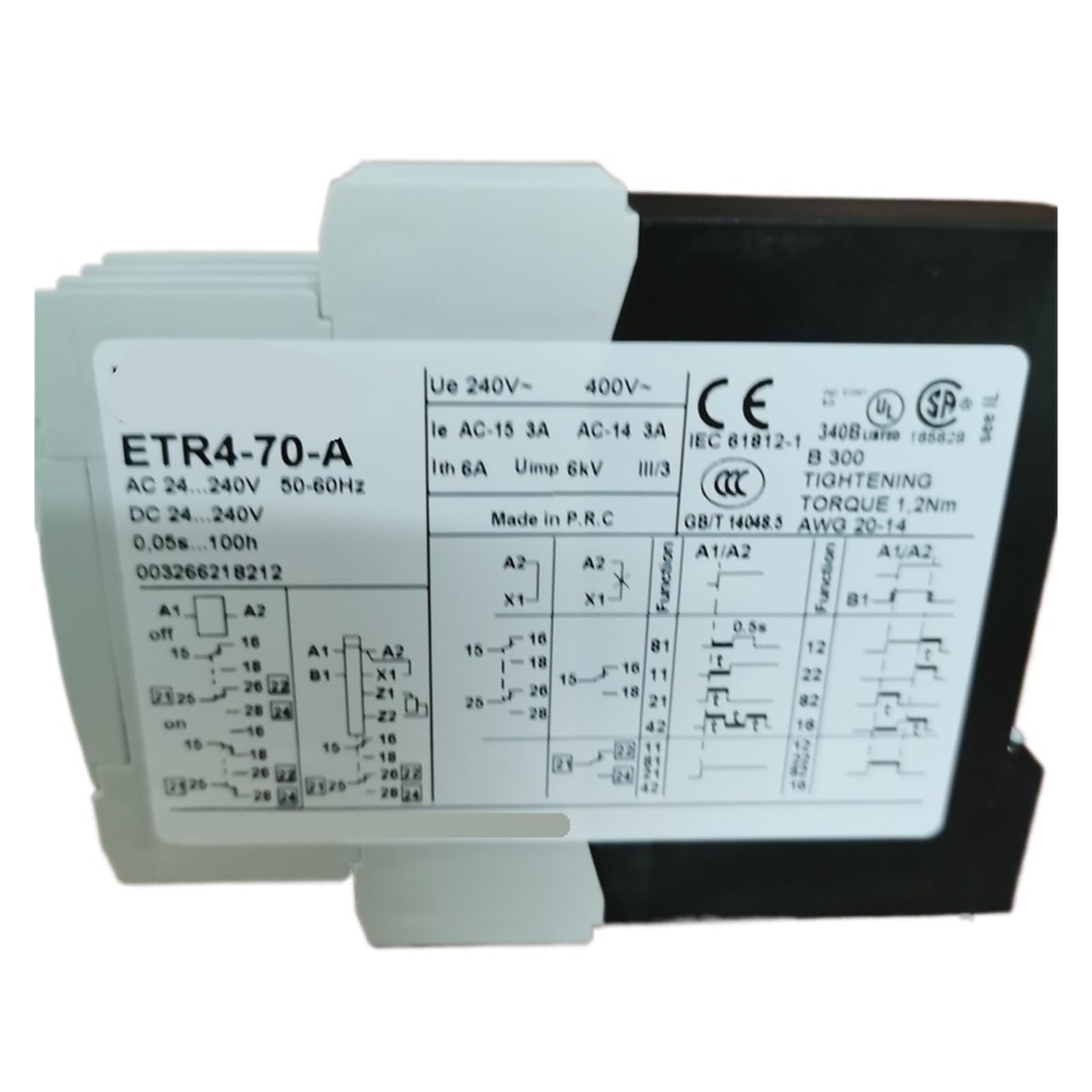 CLEUFWKO ETR4-70-A Time Relay