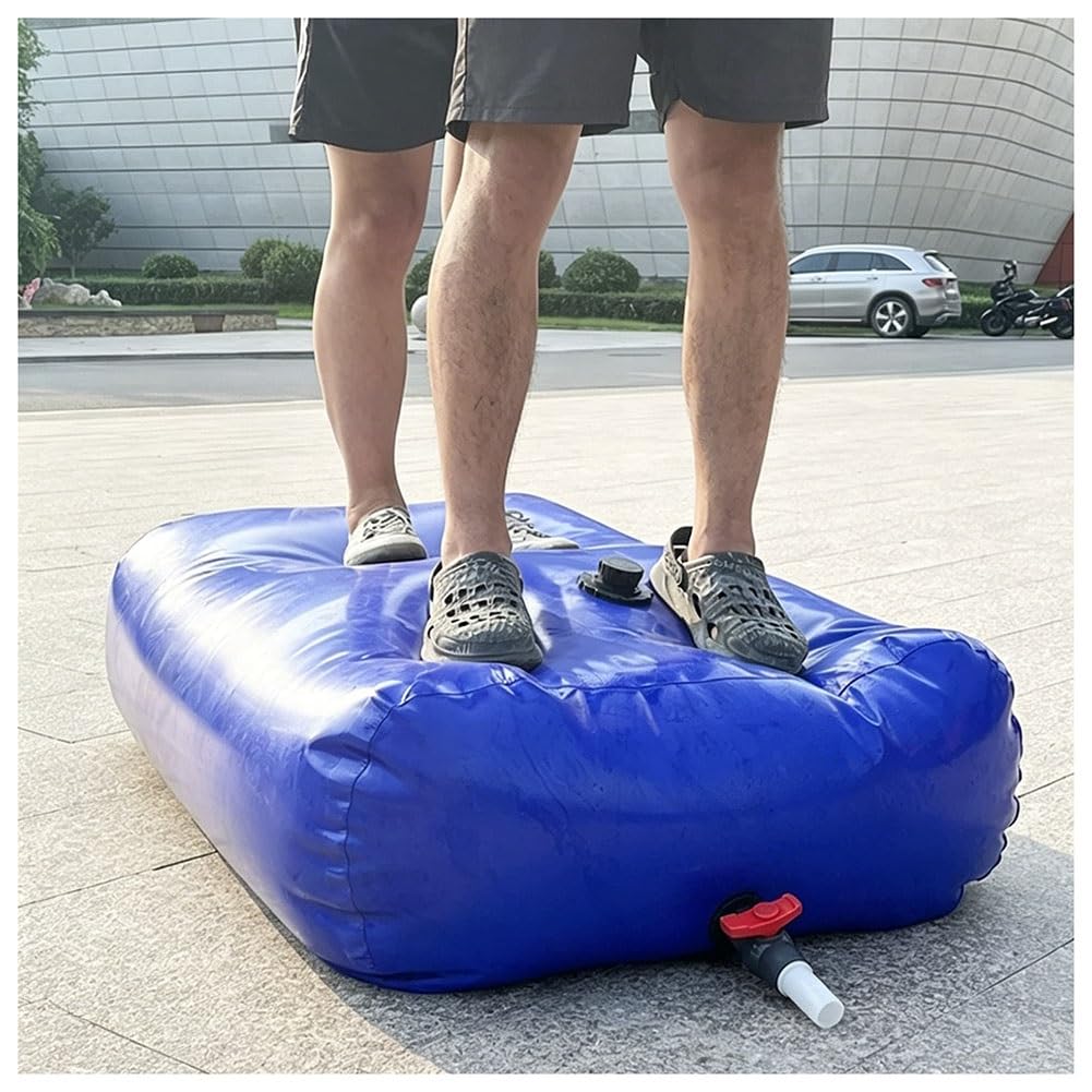 26-2642 Gal Portable Water Bladder Container, Soft Collapsible Water Storage Bag, Emergency Water Bag for Drought Resistance Fire Protection Agricultural Irrigation(2x1.5x1m-3T/793GAL)