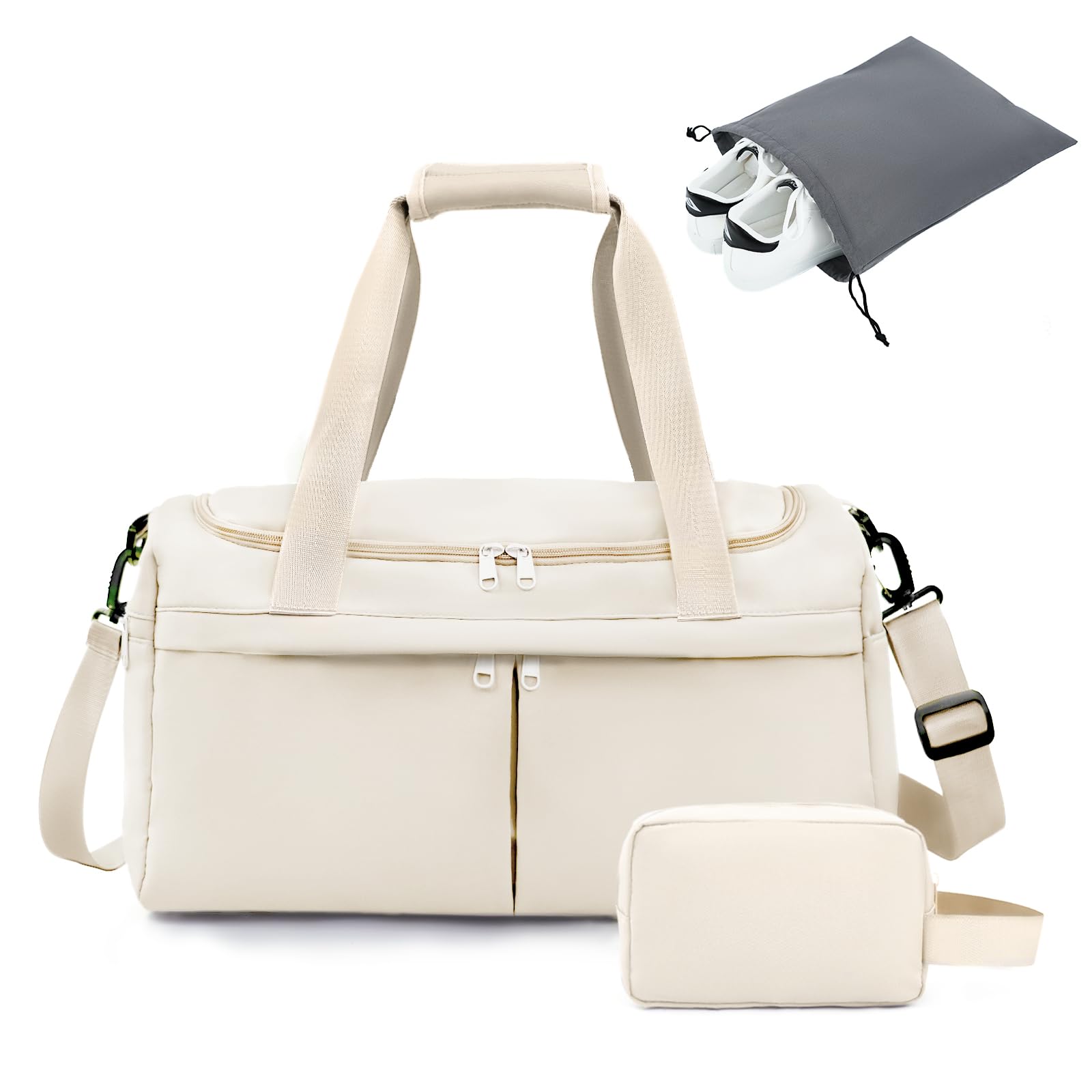 For Spirit Airlines Personal Item Bag 18X14X8 Carry On Travel Duffle Bags for Airplanes Women Men with Wet Pocket Weekender with Shoe and Toiletry