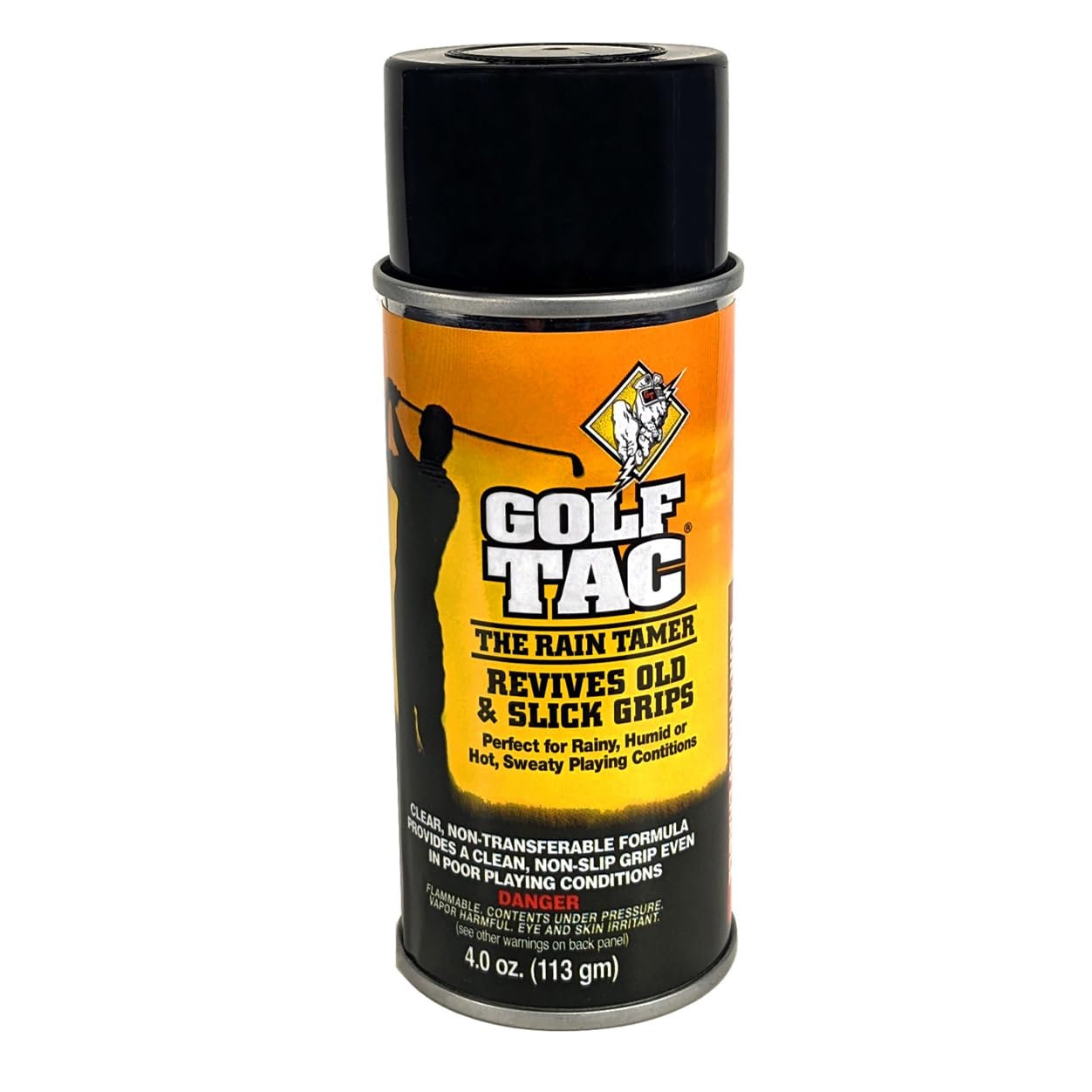 Golf Tac Grip Spray Adhesive for Golf Clubs and Golf Gloves, Clean and Invisible Tacky Spray to Improve Grip for All Golfers, Men and Women, Youth and Adults