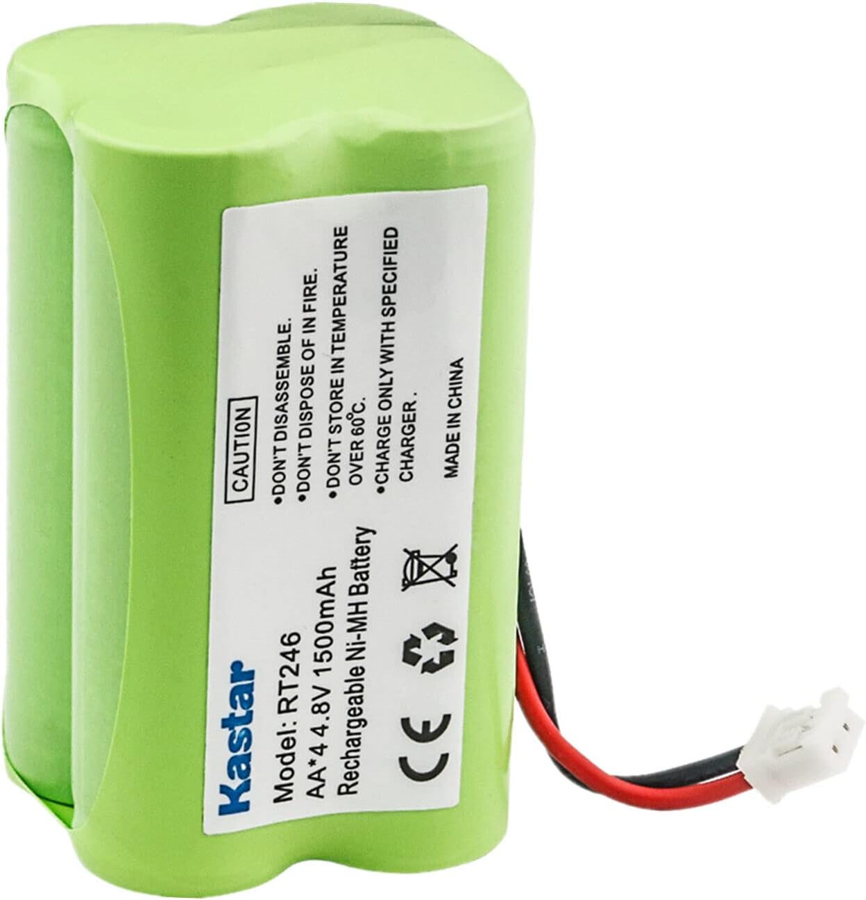 Kastar 4-Pack Battery Replacement for Summer Infant Baby Monitor 02100A-10, HK1100AAE4BMJS, Summer Infant 02090, Summer Infant 0209A, 0209B, Summer Infant 0210A, Summer Infant 02720 Baby Monitor