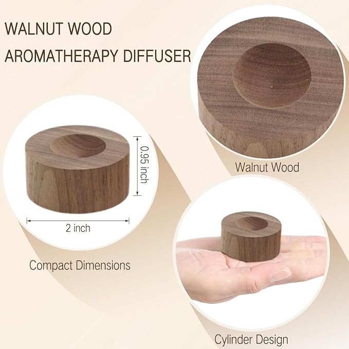Difusor de Aromas de Madera de Nogal SAMIQU - 2 Unidades miniatura 3