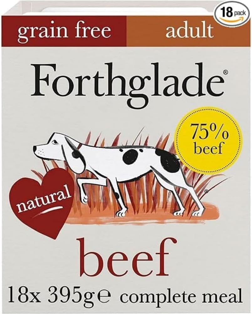Forthglade Wet Dog Food Variety Pack (12 x 395g Trays) - Grain Free & Hypoallergenic Dog Food, Adult 1 Year+, Chicken, Chicken with Liver & Turkey, Vegetables, Stomach Sensitive, Natural Ingredients — view 12