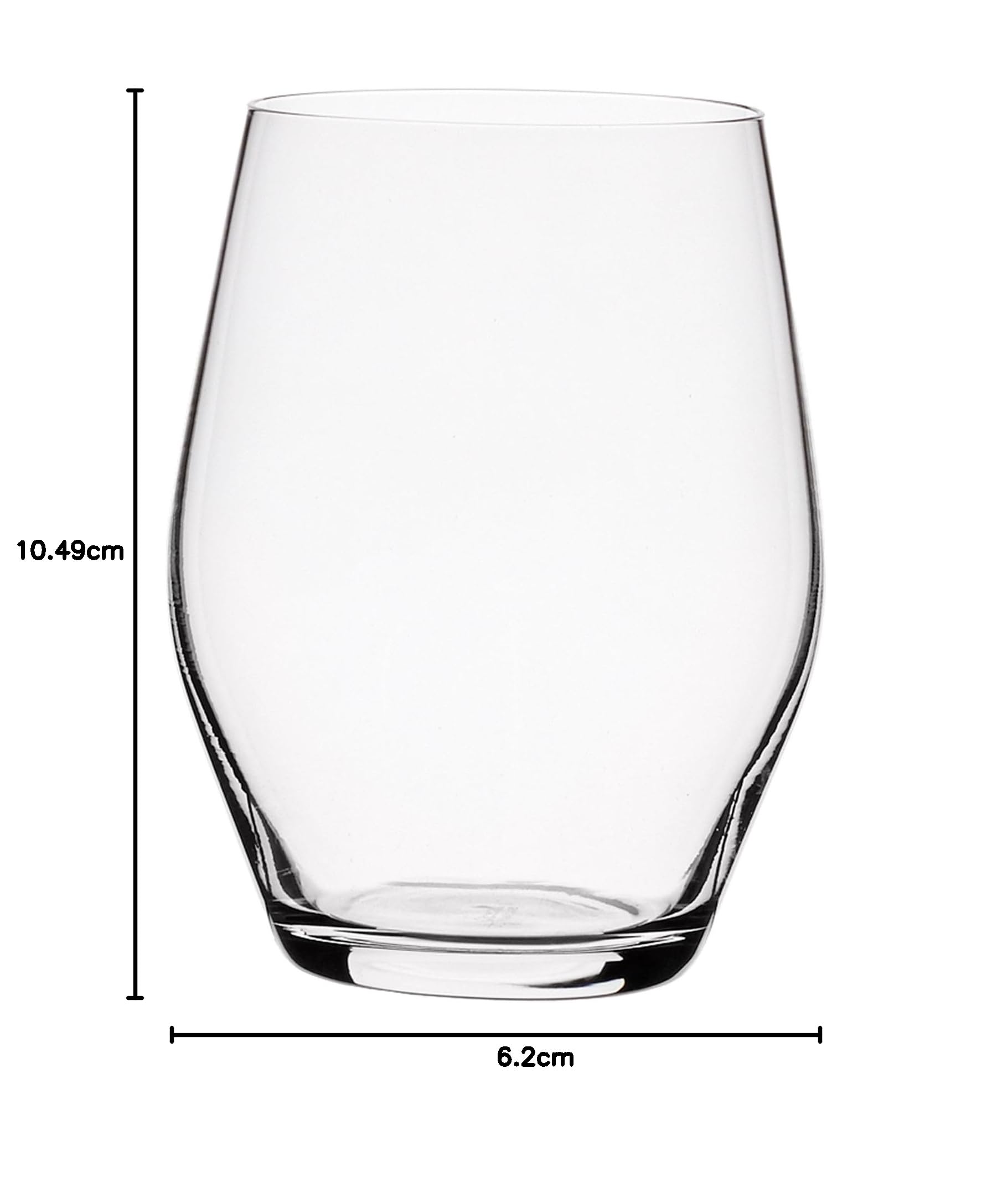 Anchor Hocking Ocean Sante Weinglas-Set, ohne Stiel, 473 ml, 8-teilig