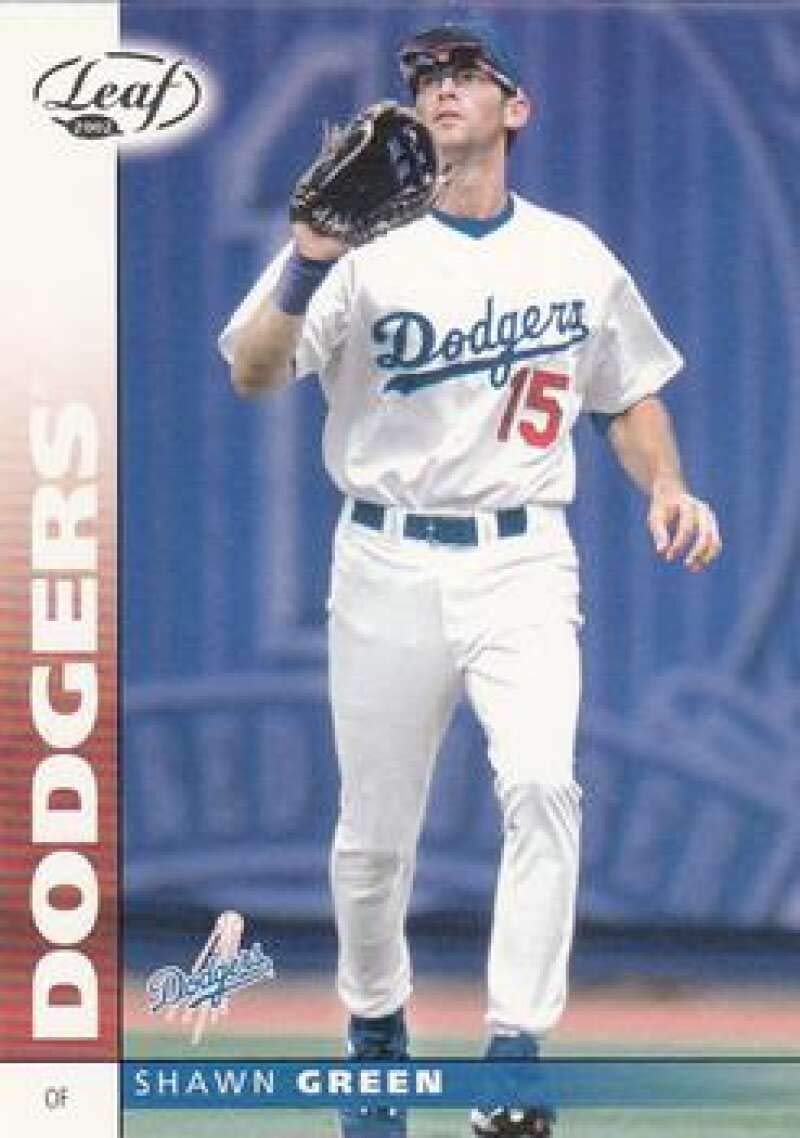 Amazon.com: 2002 Leaf Baseball #29 Shawn Green Los Angeles Dodgers