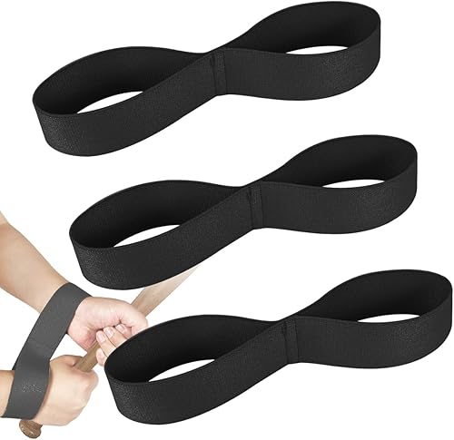 GZHOK Paquete de 3 bandas de entrenamiento de swing de béisbol, equipo de entrenamiento de swing