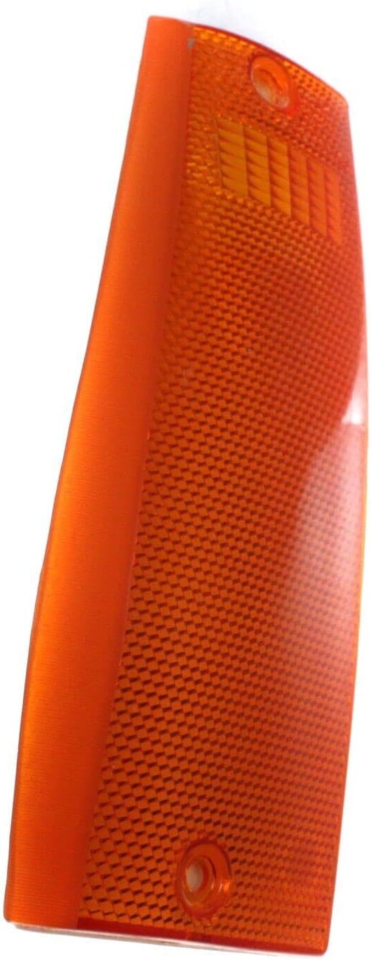 DAT AUTO PARTS Front Left Driver Side Side Marker Signal Orange Light Plastic Lens Assembly & Housing Lamp Replacement for 1984-1996 Jeep Cherokee CH2550113 56000111