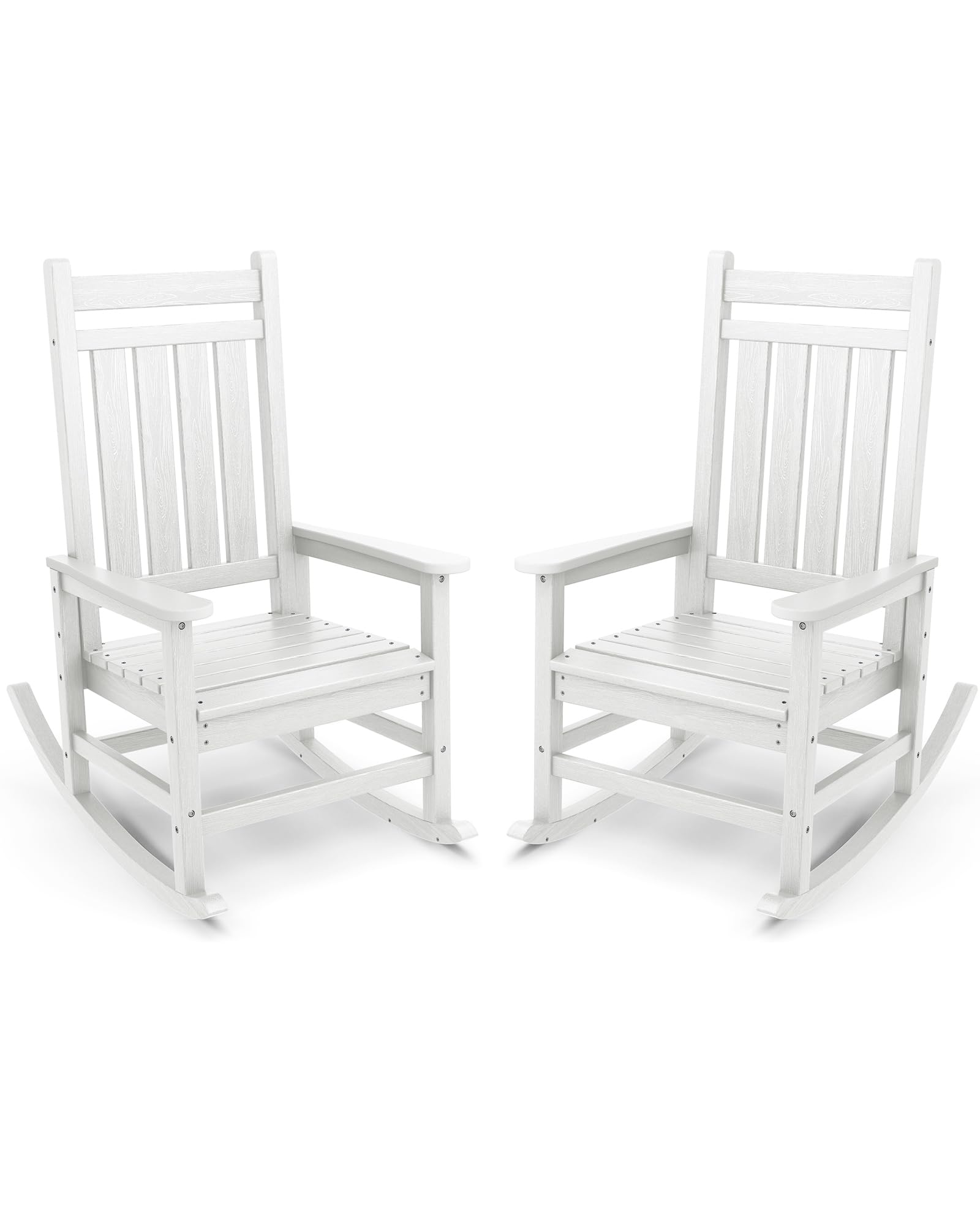 Amazon.com: SERWALL Outdoor Rocking Chair, HDPE Rocking Chair for