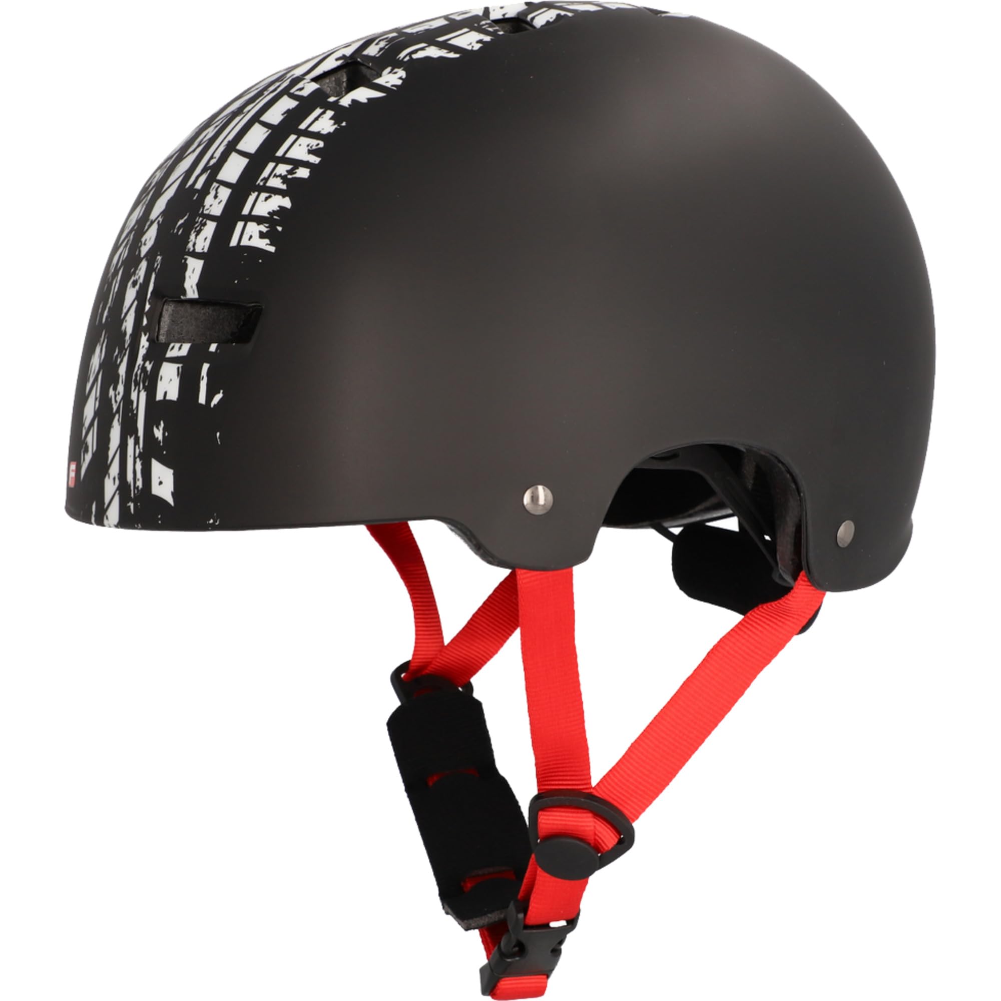 FISCHER Adult BMX Mountain Bike Helmet, Adjustable Cycling Helmet, Skate Helmet