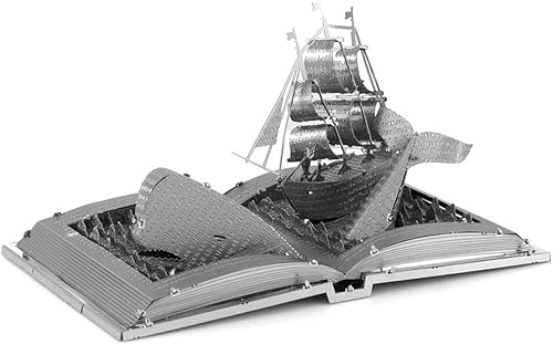 Miniatura 3 de Metal Earth Fascinations Moby Dick Book Escultura 3D Metal Modelo Kit Paquete con Pinzas